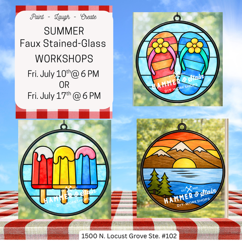 Summer Faux Stained-Glass