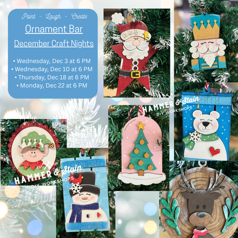 December Ornament Bar