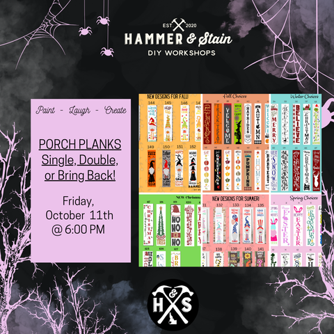 12/20 @ 6PM- Single/Double/Bring Back Porch Leaners