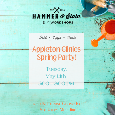 5/14 @ 5PM Appleton Clinics Spring Party