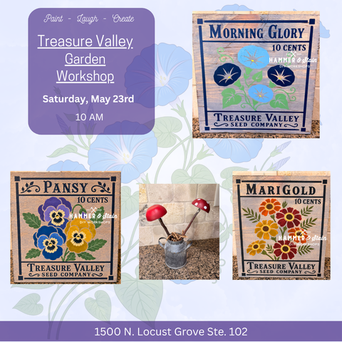 5/23 @ 10 AM TV Garden Workshop