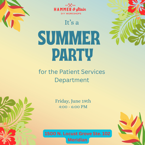 6/19 @ 4 PM-Patient Services