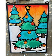 Christmas Faux Stained-Glass Projects