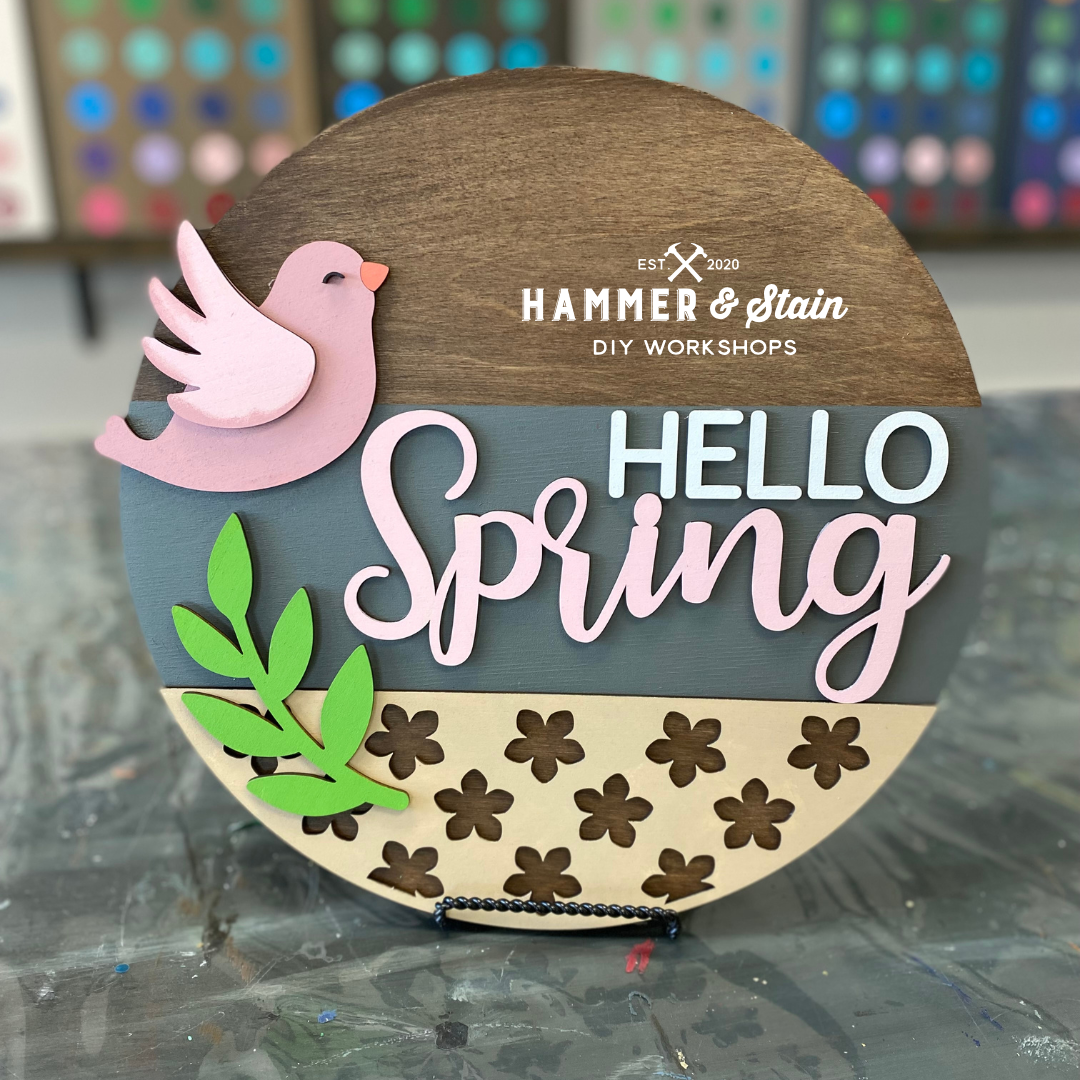 Spring Door Rounds 3-D Spring Rounds – Hammer & Stain Treasure Valley