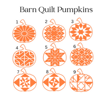Barn Quilt Pumpkins