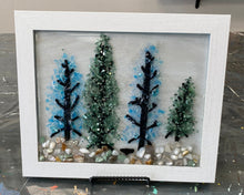 Resin Glass Trees - WINTER
