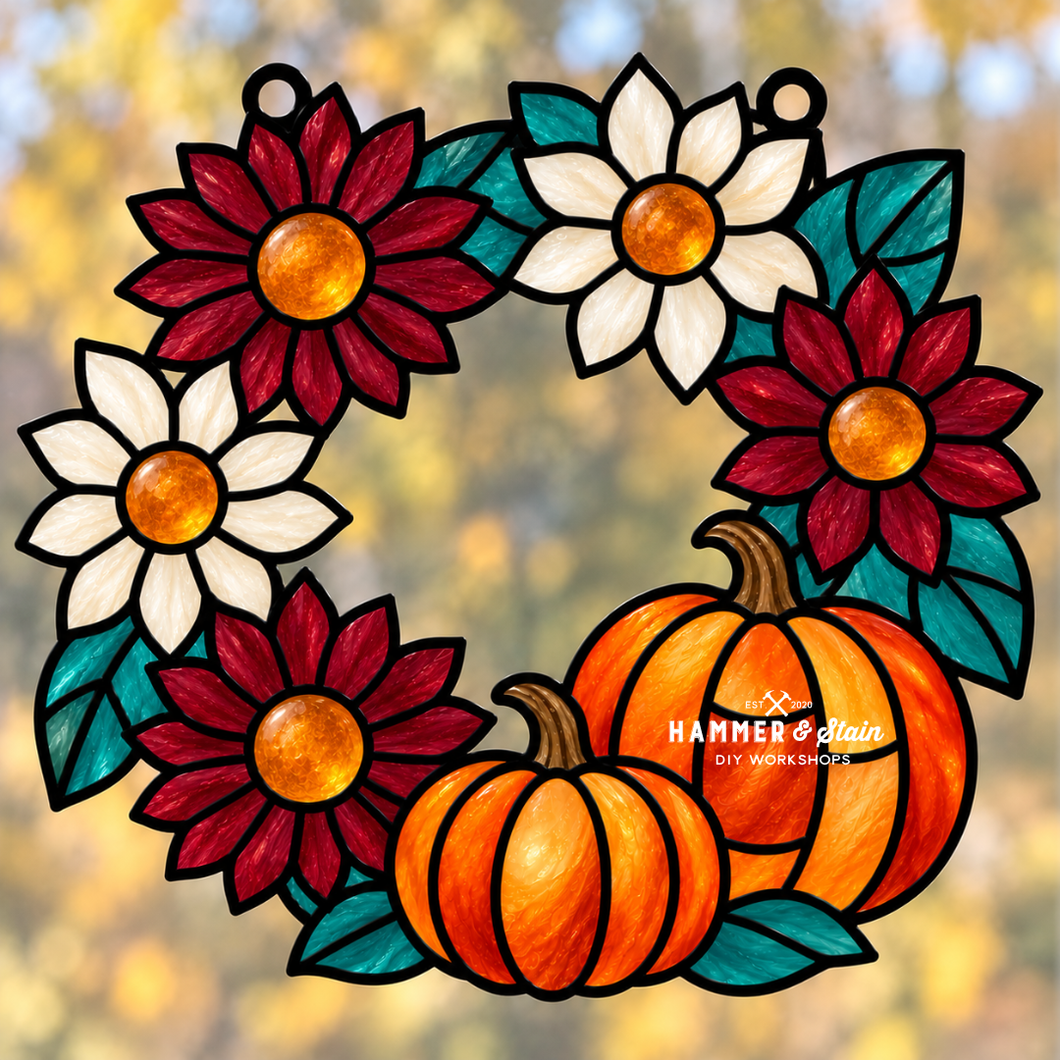 Fall Faux Stained-Glass Projects