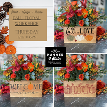 11/16 @ 6 PM Fall Floral Workshop