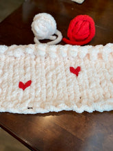 HEART HAND KNIT COZY BLANKETS