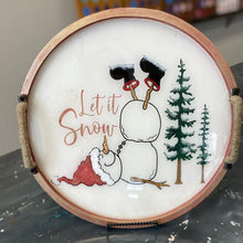 Snowman Resin Tray
