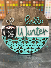 3-D Winter Wood Rounds