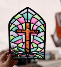 Spring Faux Stained Glass
