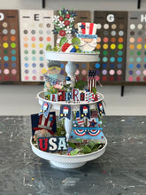 Stars & Stripes 3-Tiered Tray