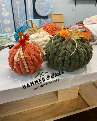 Handknit Pumpkins