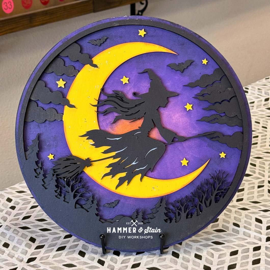 Layered Witch Moon Round