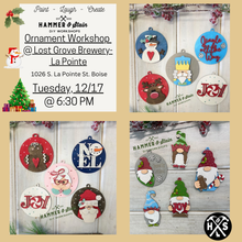 Christmas Ornaments @ Lost Grove Brewing