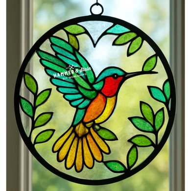 Crushed Glass Suncatchers March 28