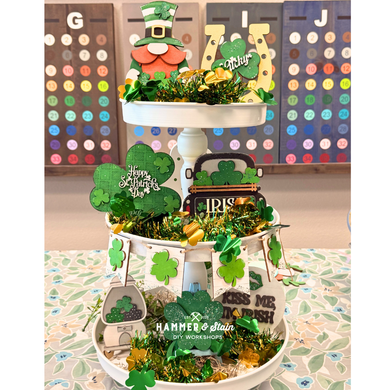 Lucky Charm 3-Tiered Tray Workshop