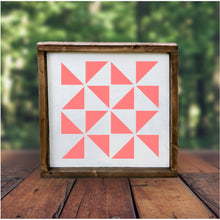 WOOD Floral BARN QUILT SQUARES