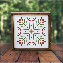 WOOD Floral BARN QUILT SQUARES