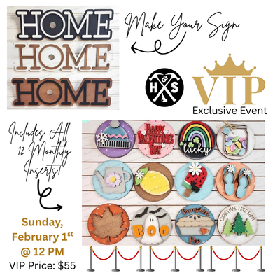 VIP Exclusive Event 2/1 @ 12 PM