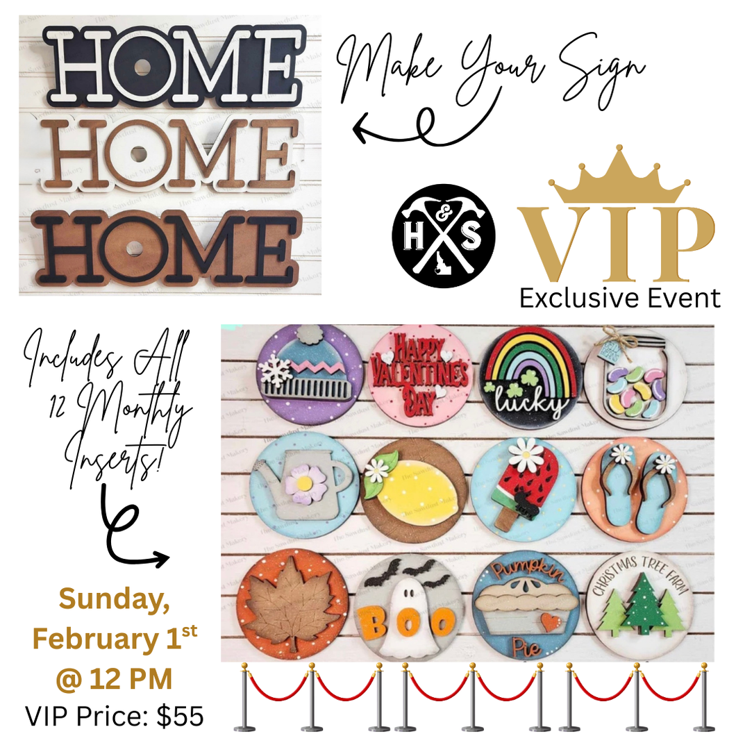 VIP Exclusive Event 2/1 @ 12 PM