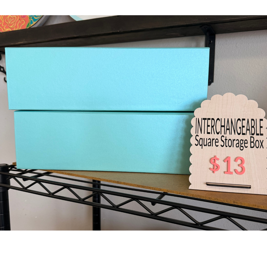 Interchangeable Square Storage Box