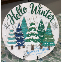 3-D Winter Wood Rounds