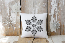 1/12 @ 6:30pm-- SNOWFLAKE PILLOWS