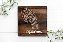 ZODIAC SIGN COLLECTION- WOOD TILE