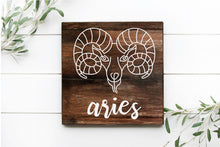 1/28 @ 6:30PM ZODIAC SIGN-WOOD TILE