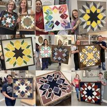 WOOD BARN QUILT SQUARES