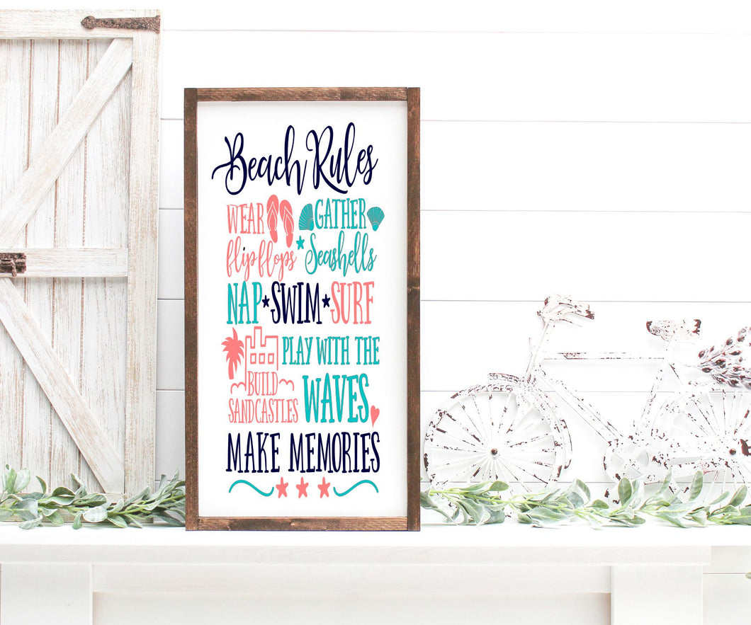 Summertime Collection -Framed Signs – Hammer & Stain Treasure Valley