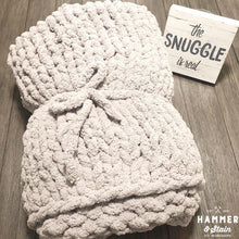 HAND KNIT COZY BLANKETS
