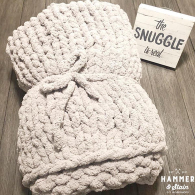 HAND KNIT COZY BLANKETS
