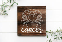 1/28 @ 6:30PM ZODIAC SIGN-WOOD TILE