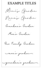 Birth Flower Sign