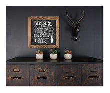 For The MAN CAVE OR HOME BAR - Framed Signs