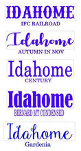 Home Town Collection Idaho Shape Wooden Plank Signs