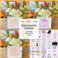 3/25 @ 4PM Floral Arrangement Workshop