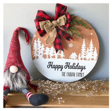 Christmas in July Collection *Holiday Round Door Hanger