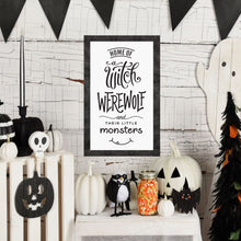 10/21 @ 6:30pm- Halloween -Public Workshop- LARGE Framed Signs