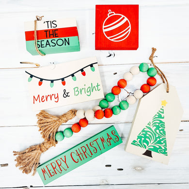 Christmas Celebration -DIY KIT for TIERED RISER DECOR