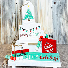 HOLIDAY COLLECTION- Christmas Celebration SET-for TIERED RISER DECOR