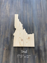 Home Town Collection-Idaho Shape Wooden Plank Signs