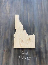 Home Town Collection Idaho Shape Wooden Plank Signs
