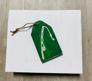 Idaho Fishing Tag - WOODEN TAG DIY KIT