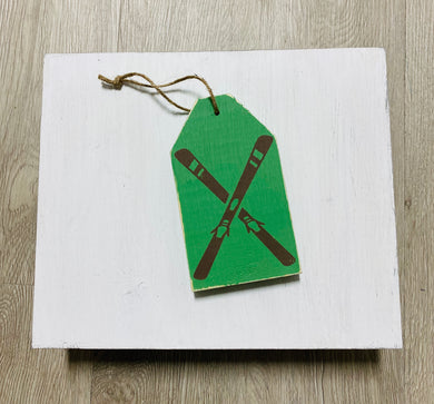 Idaho Ski Tag - WOODEN TAG DIY KIT