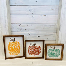 Fancy Framed Pumpkins