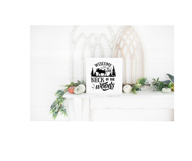 Great Outdoors Collection- Small Square Signs